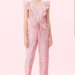 La Vie Rebecca Taylor Wave Paisley Jumpsuit